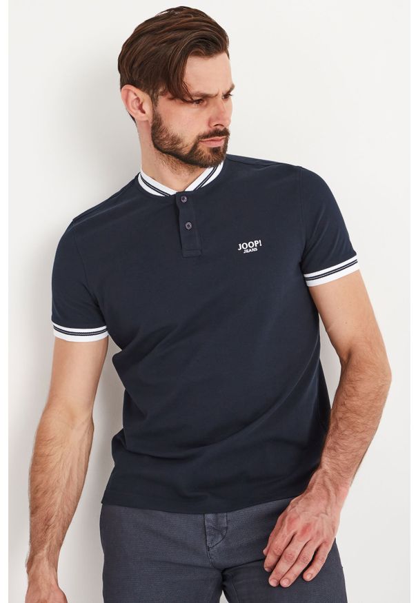 JOOP! Jeans - POLO ADEMARO JOOP! JEANS. Typ kołnierza: polo. Wzór: jednolity, nadruk. Styl: sportowy