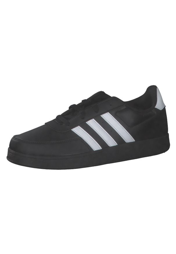 Adidas - Buty adidas Breaknet 2.0 czarno-białe. Okazja: na co dzień. Kolor: czarny, wielokolorowy, biały. Materiał: skóra, syntetyk