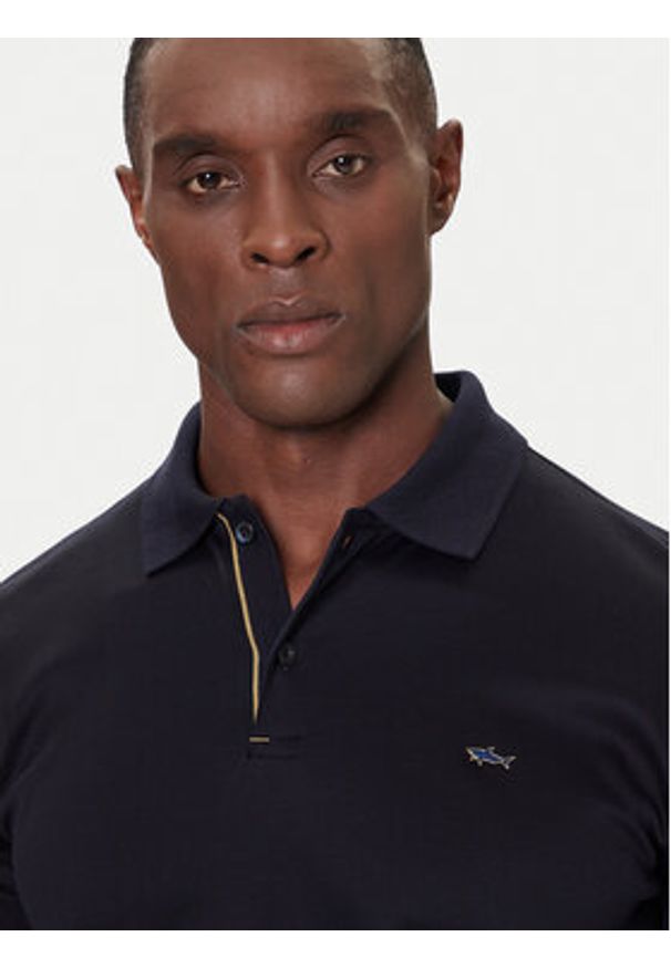 PAUL & SHARK - Paul&Shark Polo 15311727 Granatowy Regular Fit. Typ kołnierza: polo. Kolor: niebieski. Materiał: bawełna