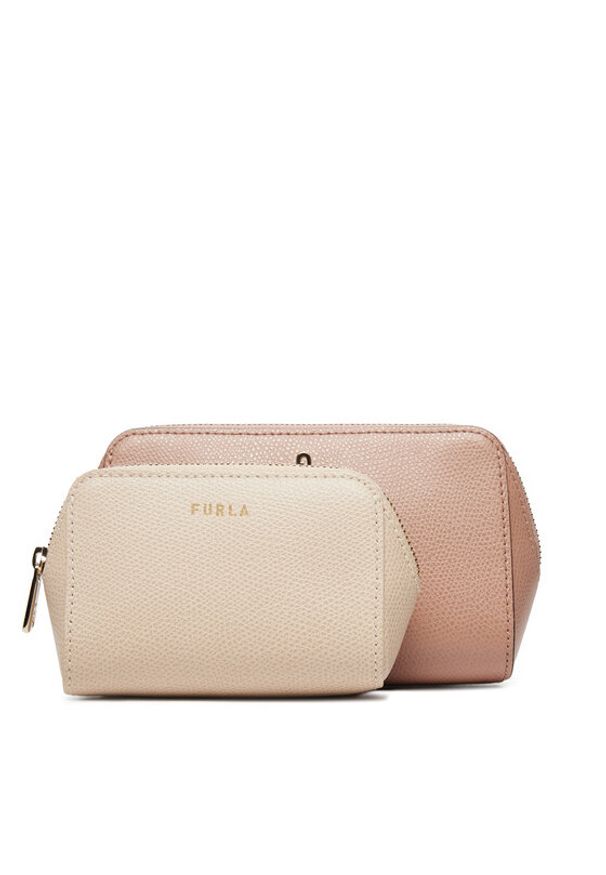 Furla Kosmetyczka Camelia WE00453 ARE000 3391S Brązowy. Kolor: brązowy. Materiał: skóra