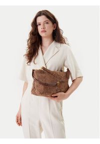 Gianni Chiarini Torebka Anais BS 11186 LDN-PL Brązowy. Kolor: brązowy. Materiał: skórzane, zamszowe