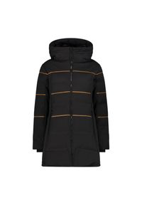 Płaszcz damski turystyczne CMP 33K0406. Typ kołnierza: kaptur. Kolor: wielokolorowy, brązowy, czarny. Materiał: puch. Sezon: zima. Sport: narciarstwo #1