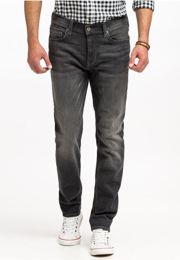 Spodnie Męskie Jeansowe Mustang Vegas Slim Denim Black 1015044 4000 883, W32 L36. Długość: długie. Styl: elegancki