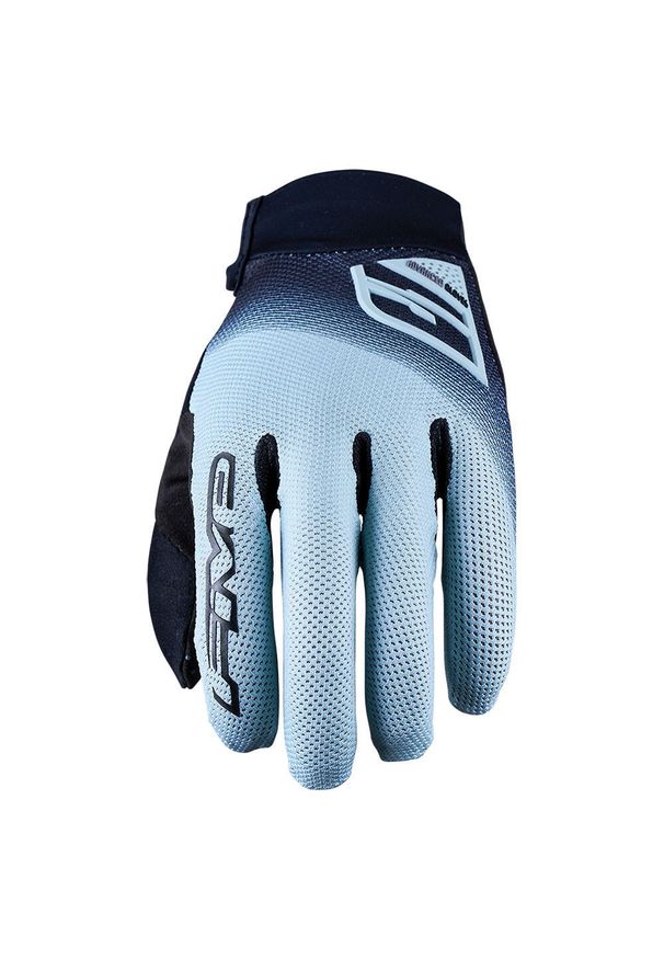 FIVE GLOVES - Rękawice XR-PRO - CZARNO-MIĘTOWE - XXXL/13. Kolor: czarny, wielokolorowy, zielony. Materiał: skóra. Sport: kolarstwo