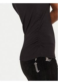 Juicy Couture T-Shirt Dot Ruched JCWCT24311 Czarny Slim Fit. Kolor: czarny #5
