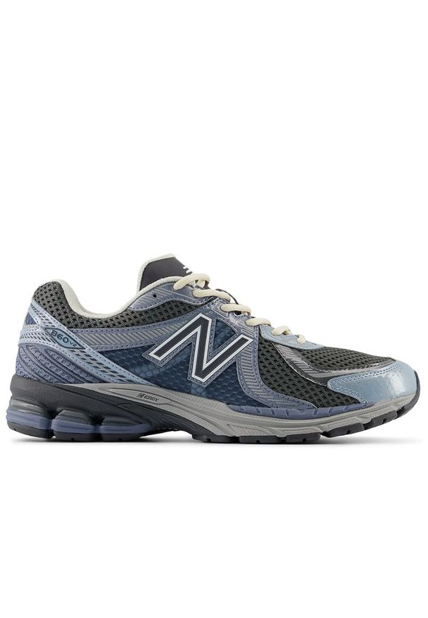 Buty New Balance 860v2 ML860RC2 - niebieskie. Okazja: na co dzień. Kolor: niebieski. Materiał: guma, syntetyk, materiał. Szerokość cholewki: normalna. Sport: turystyka piesza