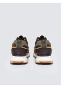 Big-Star - Sneakersy męskie khaki RR174280 303. Nosek buta: okrągły. Kolor: zielony. Materiał: guma