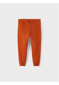 Name it - NAME IT Spodnie dresowe 13221577 Pomarańczowy Regular Fit. Kolor: pomarańczowy. Materiał: bawełna #5