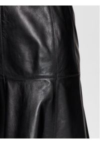 Calvin Klein Spódnica skórzana K20K205820 Czarny Regular Fit. Kolor: czarny. Materiał: skóra #4