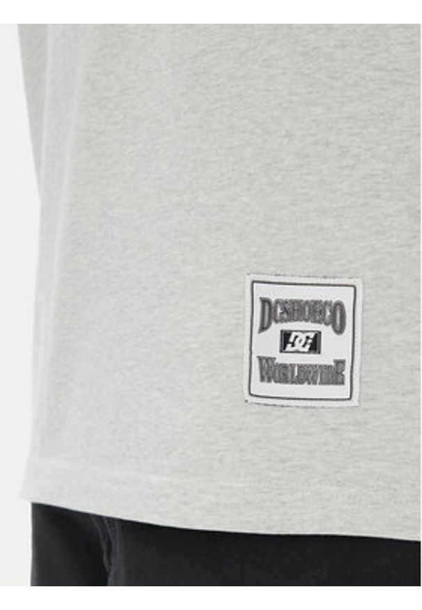 DC T-Shirt Change ADYZT05462 Szary Regular Fit. Kolor: szary. Materiał: bawełna