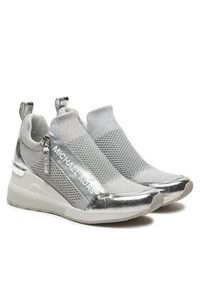 MICHAEL Michael Kors Sneakersy Willis Wedge Trainer 43R5WIFS3D Srebrny. Kolor: srebrny. Materiał: skóra #3