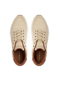 TOMMY HILFIGER - Tommy Hilfiger Sneakersy Newport Mix FM0FM05835 Beżowy. Kolor: beżowy. Materiał: skóra, zamsz #3