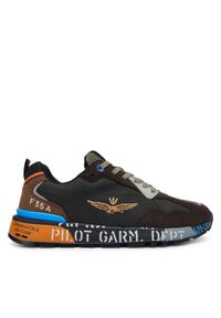 Aeronautica Militare Sneakersy 252SC0276UCT03380 Czarny. Kolor: czarny. Materiał: materiał