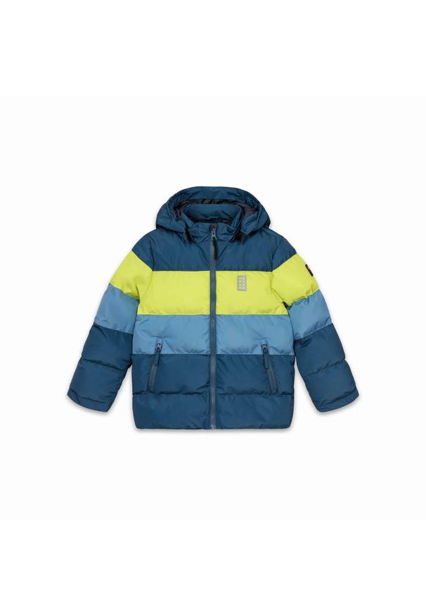 LEGO Wear - Kurtka zimowa dziecięca LEGO. Kolor: niebieski. Sezon: zima