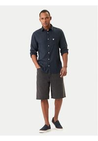 Guess Koszula F6GH06 WG3L0 Granatowy Regular Fit. Kolor: niebieski. Materiał: wiskoza #2