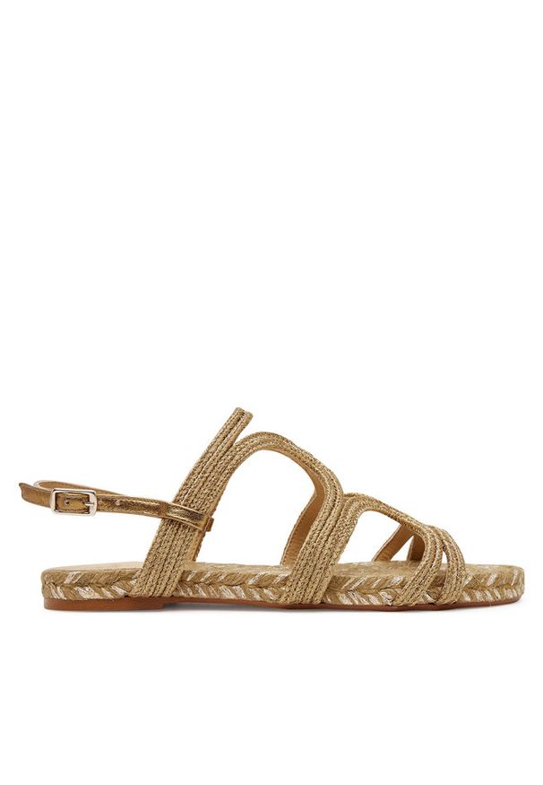 Espadryle Castañer. Kolor: złoty
