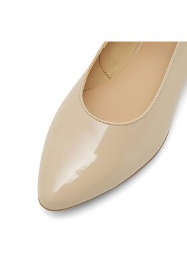 Lasocki Baleriny RST-NOEL-57 Beżowy. Kolor: beżowy. Materiał: skóra, lakier