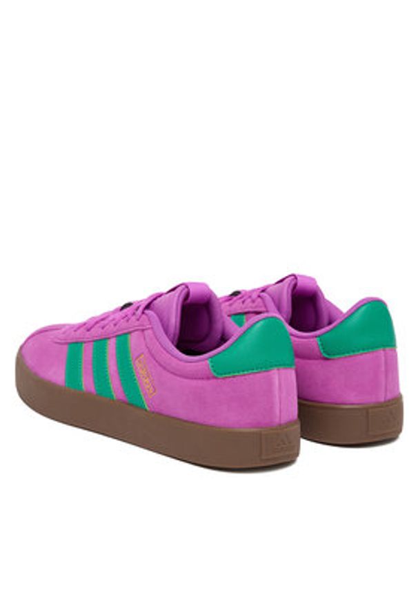 Adidas - adidas Sneakersy Vl Court 3.0 IH6515 Fioletowy. Kolor: fioletowy. Materiał: skóra, zamsz