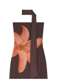 Vero Moda Sukienka letnia Rosetta 10356030 Brązowy ciemny Regular Fit. Kolor: brązowy. Materiał: syntetyk. Sezon: lato #2