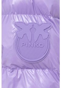 Pinko kurtka damska kolor fioletowy zimowa. Kolor: fioletowy. Materiał: syntetyk. Sezon: zima #3