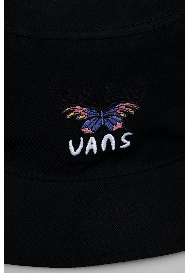 Vans kapelusz bawełniany X ASHLEY kolor czarny bawełniany. Kolor: czarny. Materiał: bawełna