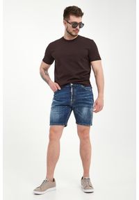 Spodenki męskie jeansowe Marine DSQUARED2. Materiał: jeans. Styl: marine #1