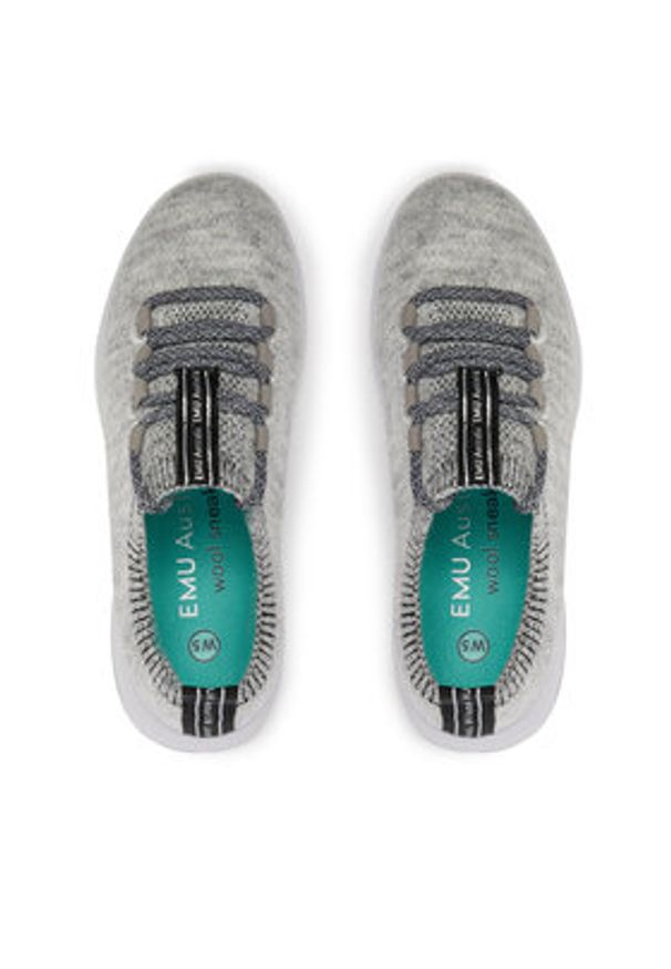 EMU Australia Sneakersy Heidelberg W13029 Szary. Kolor: szary. Materiał: bawełna, materiał
