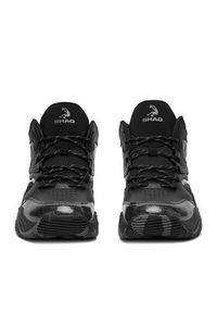 Shaq - SHAQ Sneakersy EO-JUGERNAUT AQ95041M-B Czarny. Kolor: czarny. Materiał: skóra #4