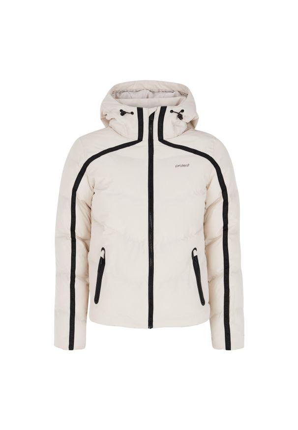 Damska kurtka puchowa Protest Onyx. Kolor: biały. Materiał: puch. Sezon: zima. Sport: narciarstwo