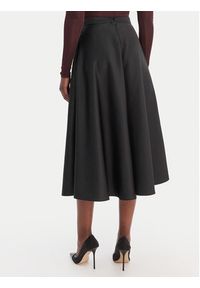 Elisabetta Franchi Spódnica midi GO-156-61E2-V320 Czarny Regular Fit. Kolor: czarny. Materiał: syntetyk #5