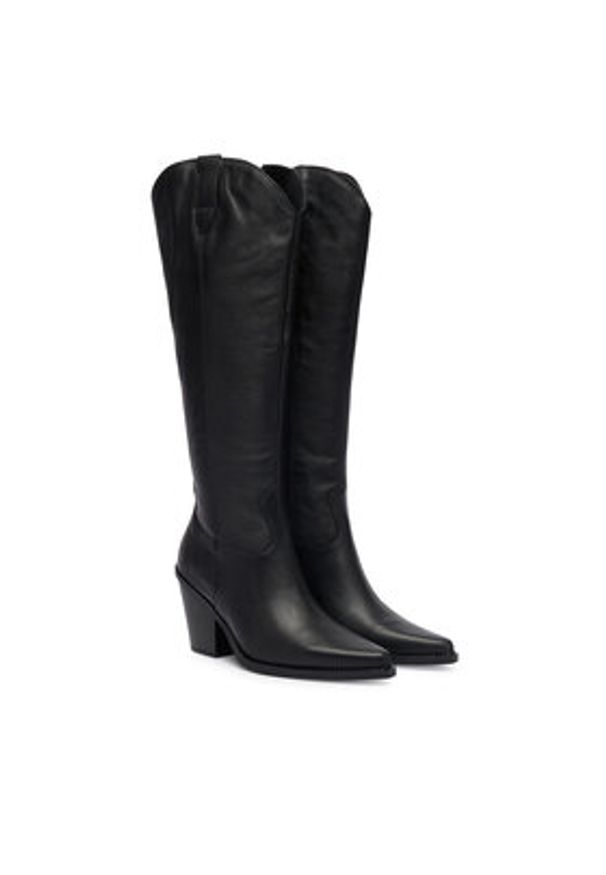 Aldo Kozaki Nevada 13672021 Czarny. Kolor: czarny. Materiał: skóra