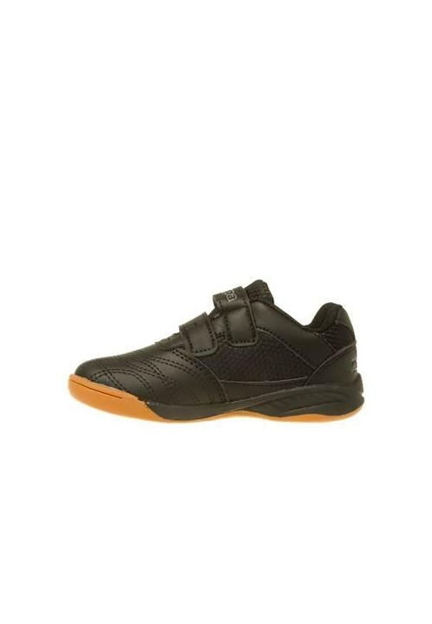 Buty piłkarskie dla dzieci Kappa Kickoff K. Zapięcie: rzepy. Kolor: czarny. Materiał: syntetyk, tkanina, materiał. Szerokość cholewki: normalna. Sport: piłka nożna