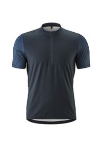 GONSO - Koszulka z zamkiem błyskawicznym 1/2 Gonso Adventure. Kolor: wielokolorowy, niebieski, czarny. Sport: kolarstwo #1