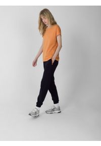 outhorn - T-shirt oversize damski - pomarańczowy. Okazja: na co dzień. Kolor: pomarańczowy. Materiał: bawełna. Styl: casual #4