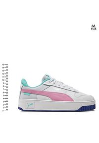 Puma Sneakersy Carina Street 393846 11 Biały. Kolor: biały. Materiał: skóra