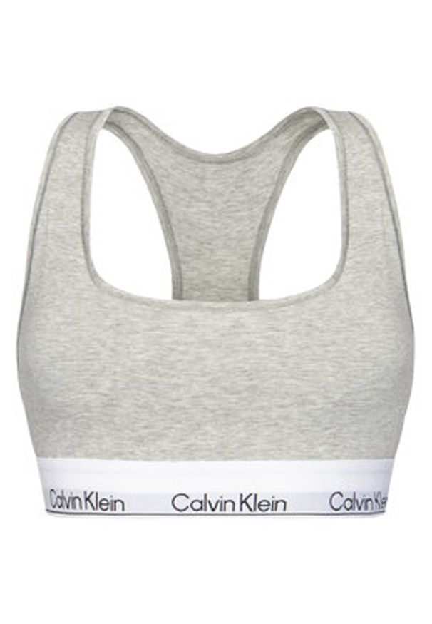 Calvin Klein Underwear Biustonosz top LV00QF8493 Szary. Kolor: szary. Materiał: bawełna