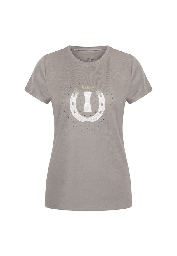 IMPERIAL RIDING - Koszulka damska Imperial Riding Hally. Kolor: zielony, brązowy, szary, wielokolorowy