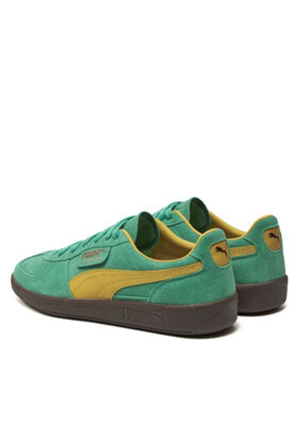 Puma Sneakersy Palermo 396463 18 Zielony. Kolor: zielony. Materiał: skóra, zamsz