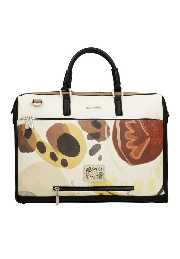 Pomarańczowa Torba Na Laptopa Anekke Stylowa Aktówka Damska. Kolor: pomarańczowy. Wzór: aplikacja. Styl: elegancki