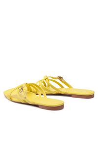 Jenny Fairy Klapki WS5735-02 Żółty. Kolor: żółty. Materiał: skóra