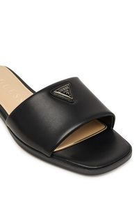 Guess Klapki FLJRMA ELE19 Czarny. Kolor: czarny. Materiał: skóra #5
