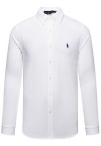 Polo Ralph Lauren Koszula 710654408003 Biały Regular Fit. Typ kołnierza: polo. Kolor: biały. Materiał: bawełna #3