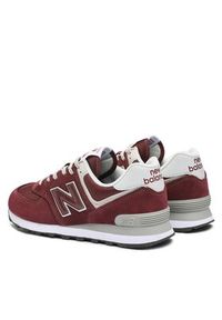 New Balance Sneakersy ML574EVM Bordowy. Kolor: czerwony. Materiał: skóra, zamsz. Model: New Balance 574 #8