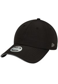 Czapka z daszkiem damska New Era 9FORTY Ponytail Open Back Cap. Kolor: czarny. Materiał: poliester