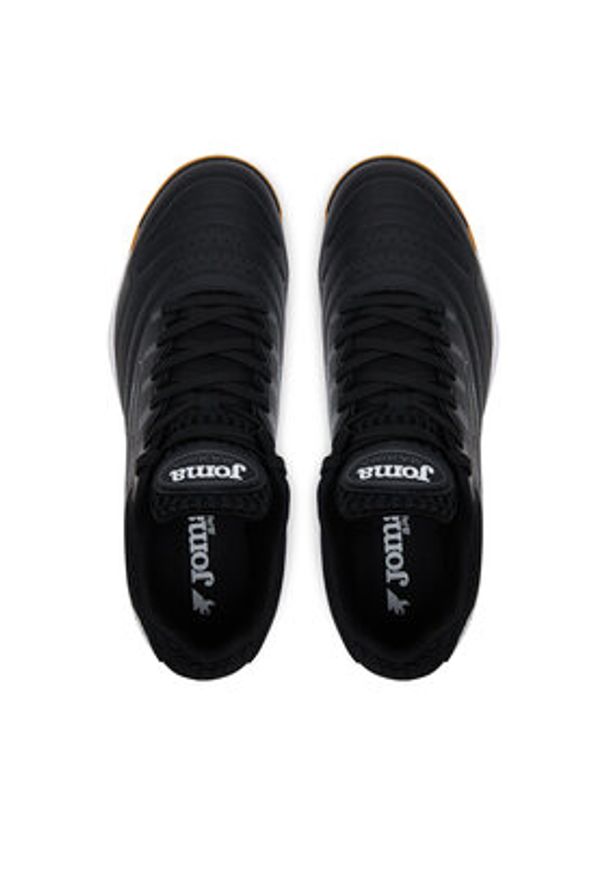 Joma Buty do piłki nożnej Maxima 2501 MAXS2501IN Czarny. Kolor: czarny. Materiał: skóra