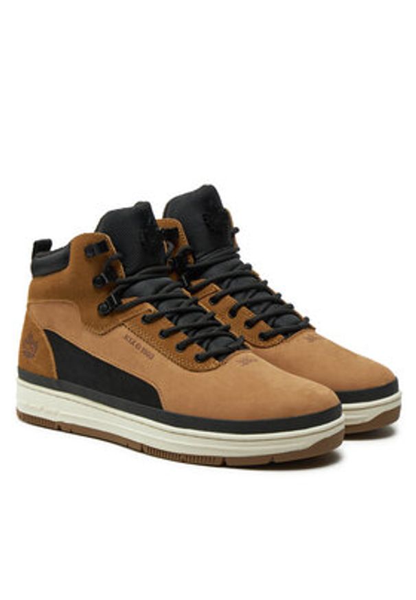 K1X Sneakersy K1X GK3000 1080342 Brązowy. Kolor: brązowy. Materiał: skóra, nubuk