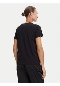 Liu Jo Sport T-Shirt TF5163 JS923 Czarny Regular Fit. Kolor: czarny. Materiał: bawełna. Styl: sportowy #4