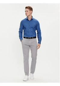 Calvin Klein Koszula K10K108426 Niebieski Slim Fit. Kolor: niebieski. Materiał: bawełna #5