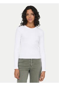 only - ONLY Bluzka Val 15371305 Biały Regular Fit. Kolor: biały. Materiał: bawełna #1