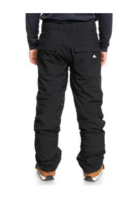 Spodnie snowboardowe męskie Quiksilver Estate. Kolor: czarny. Materiał: poliester. Sezon: zima. Sport: snowboard